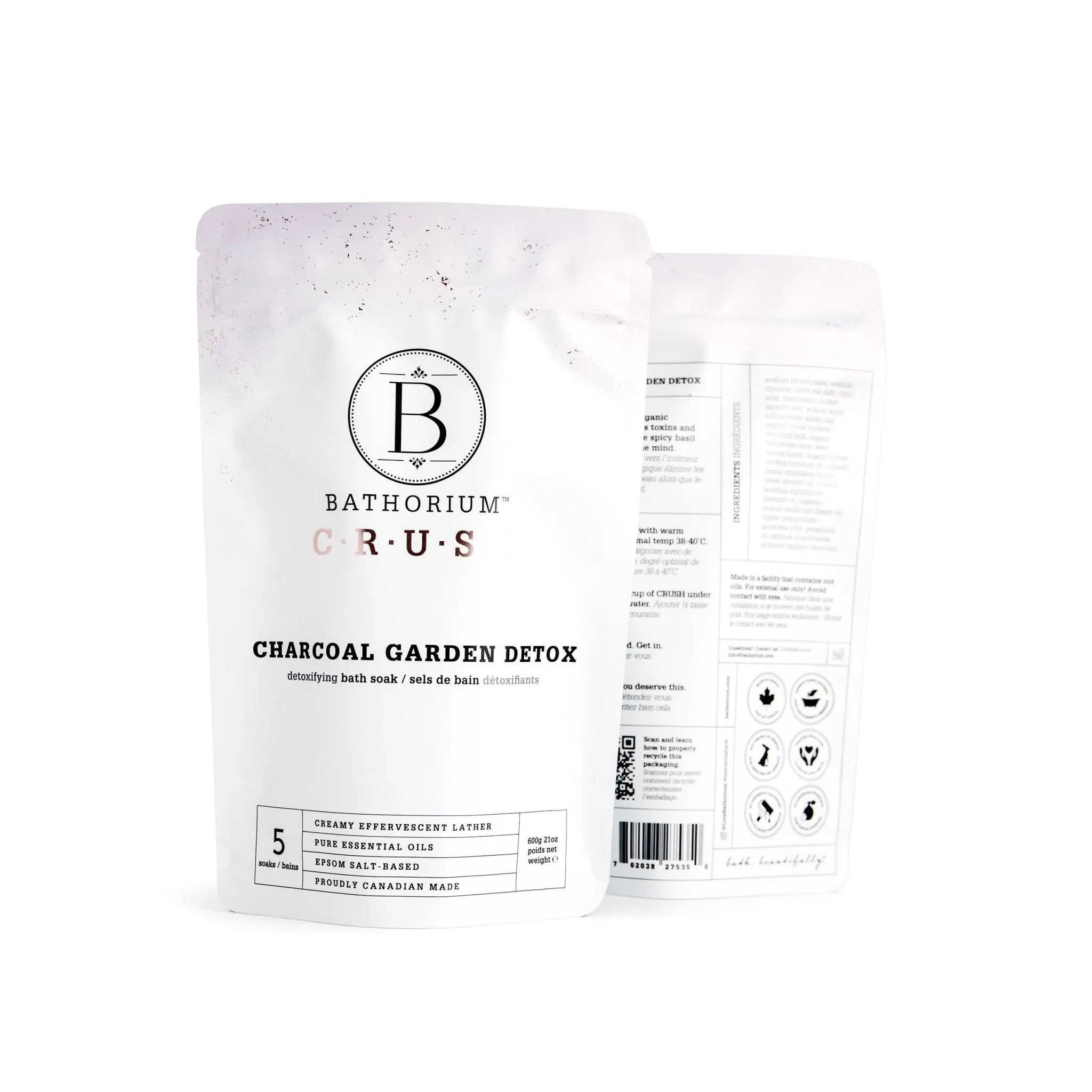 Charcoal Garden Detox Bath Soak