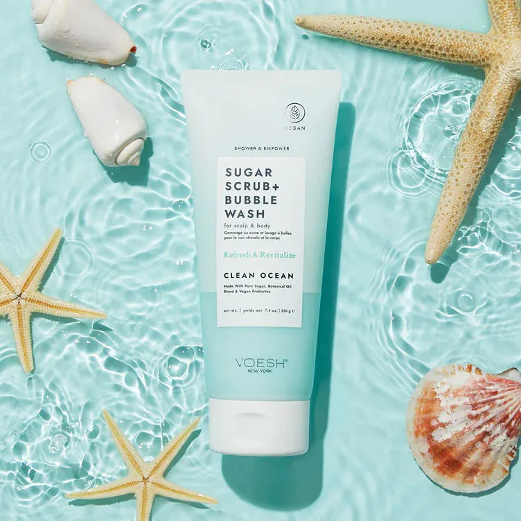 clean ocean | sugar scrub   bubble wash