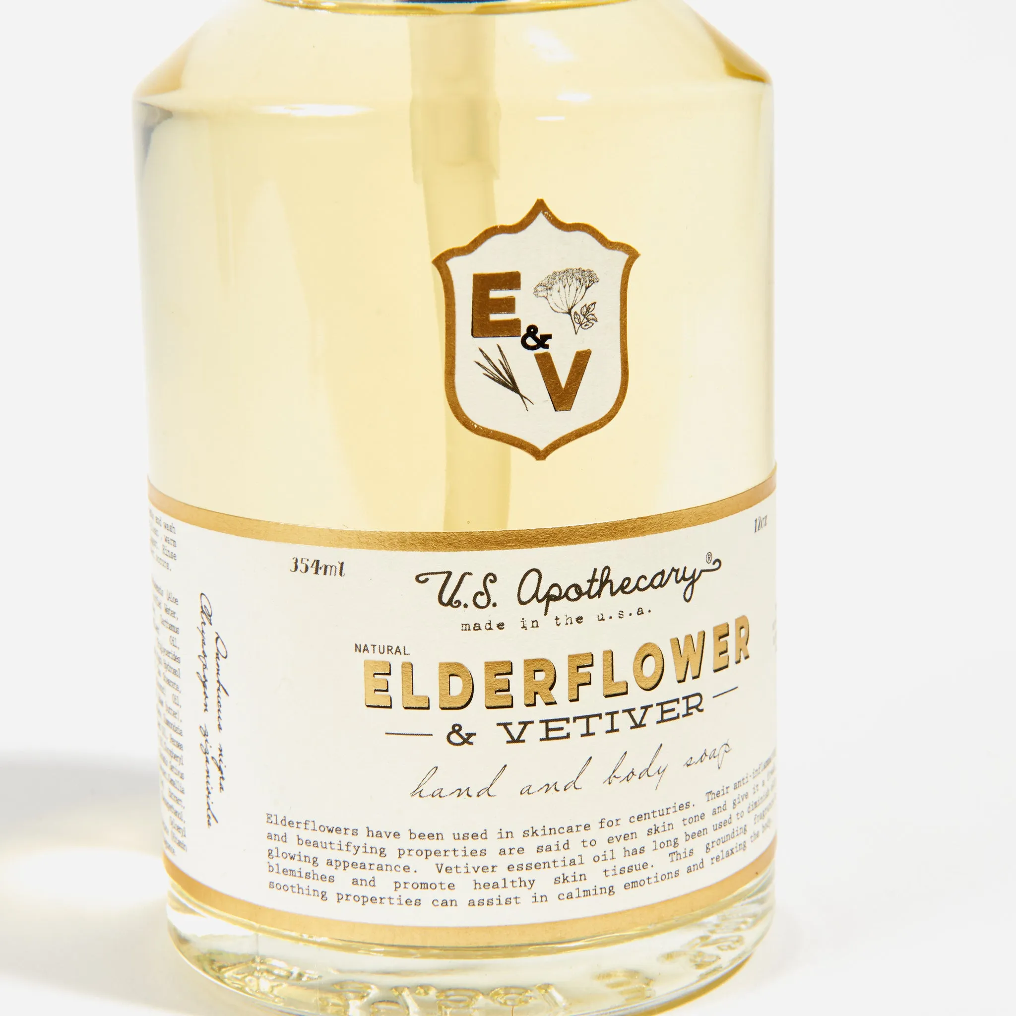 Elderflower   Vetiver Hand Soap