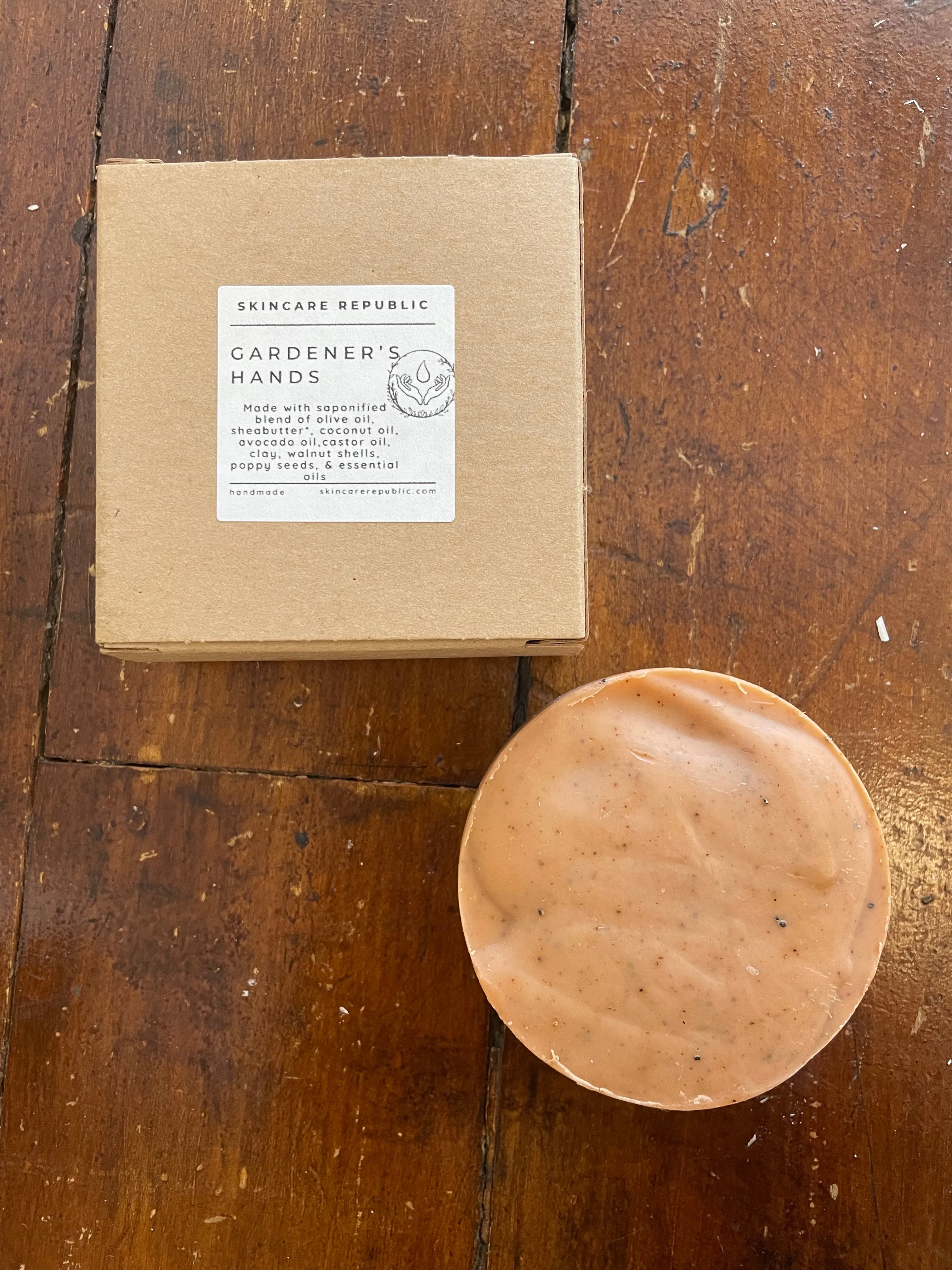 Gardeners Hands Bar Soap