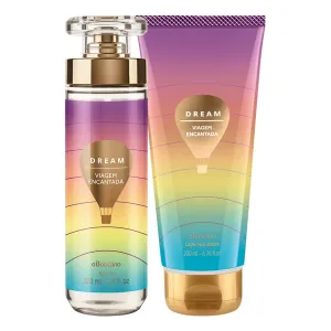 Kit Dream Enchanted Travel: Body Splash   Moisturizing Lotion - o Boticario