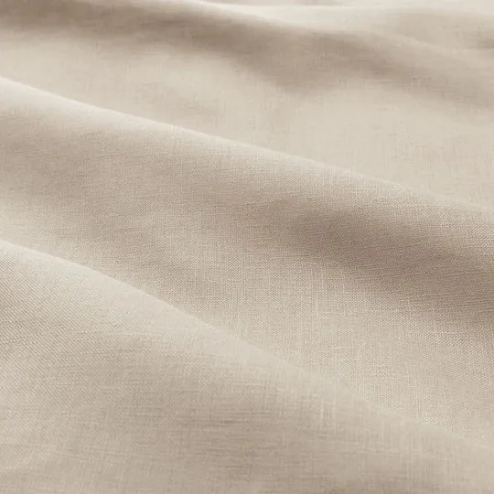 Nimes Pure Linen Natural FITTED SHEET by LINEN HOUSE
