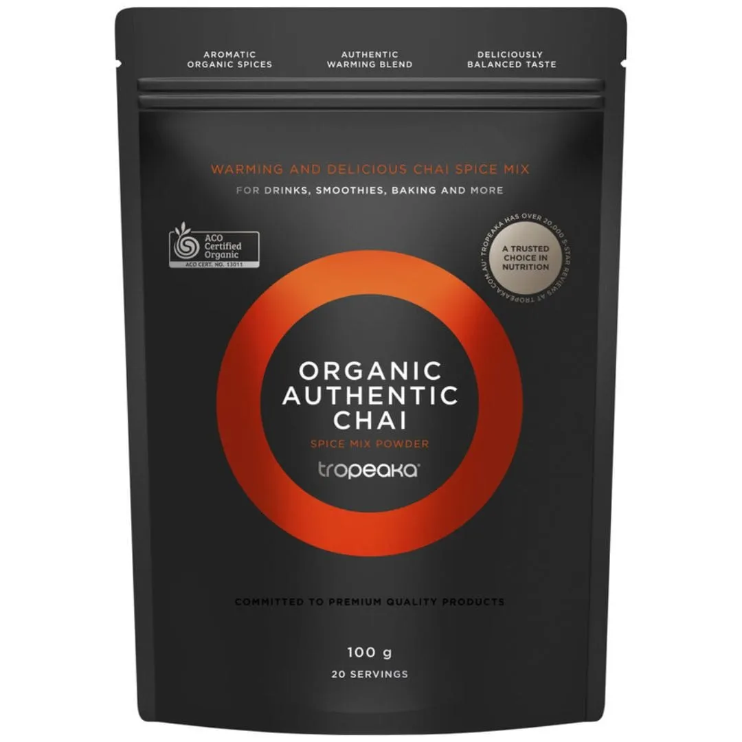 Tropeaka Authentic Chai Powder