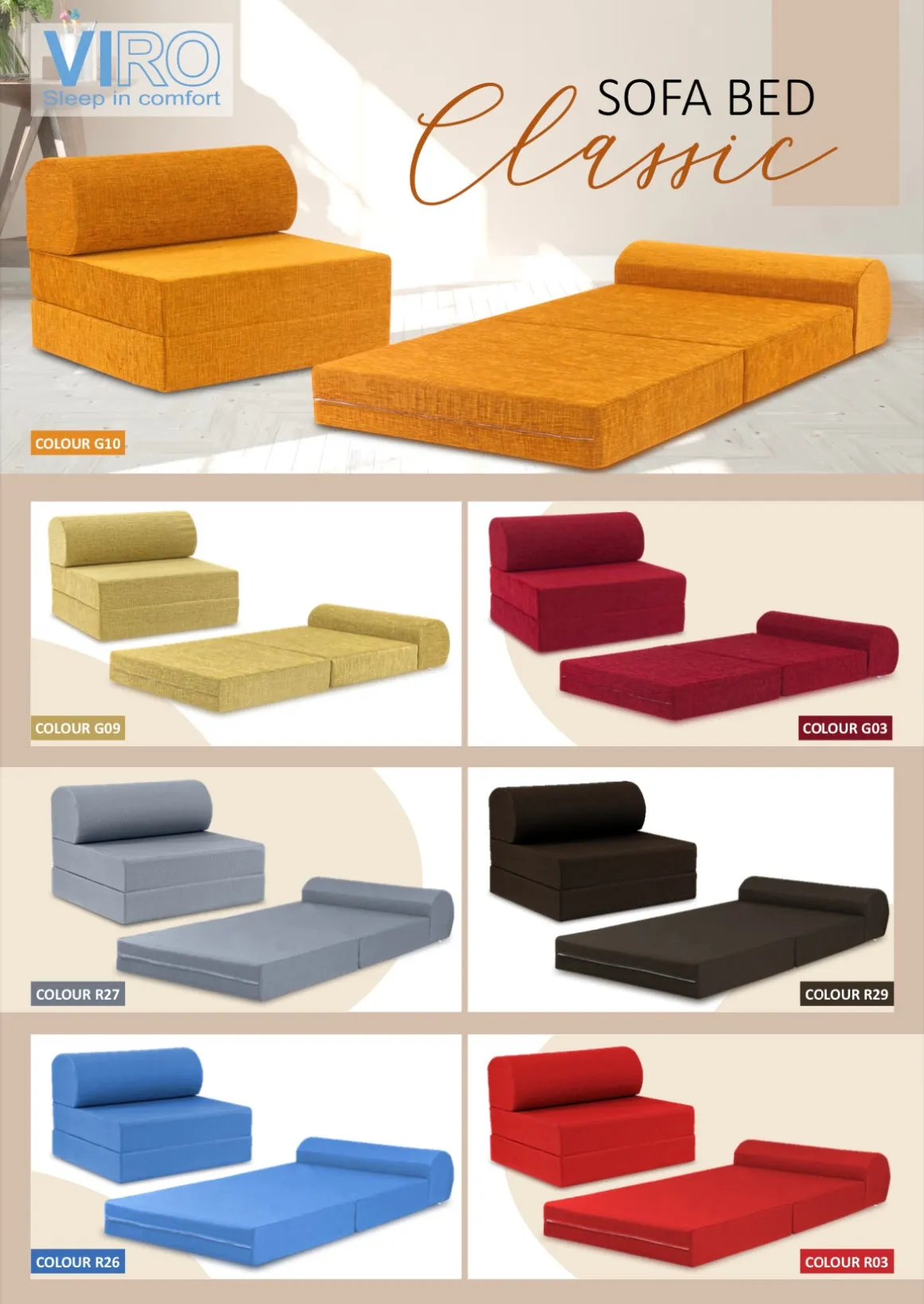 Viro Classic Sofa Bed
